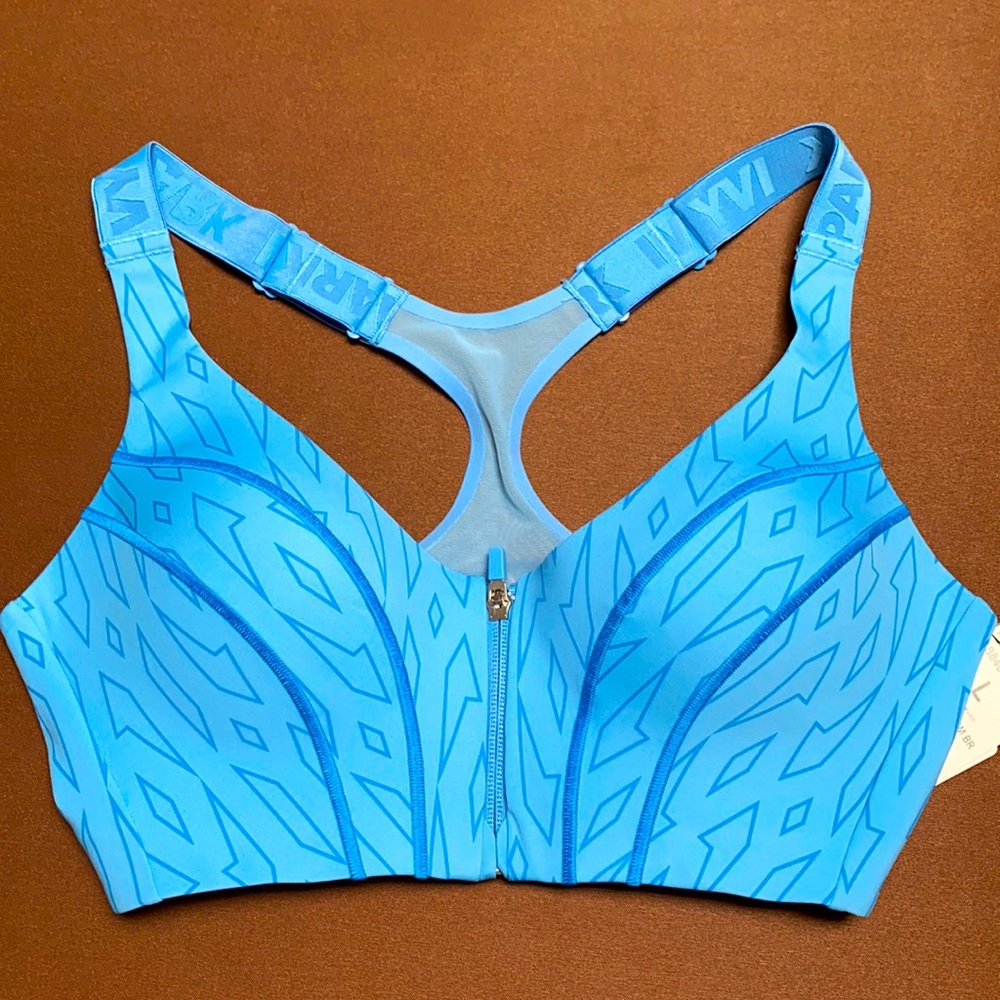 Ivy Park baby blue sports bra
